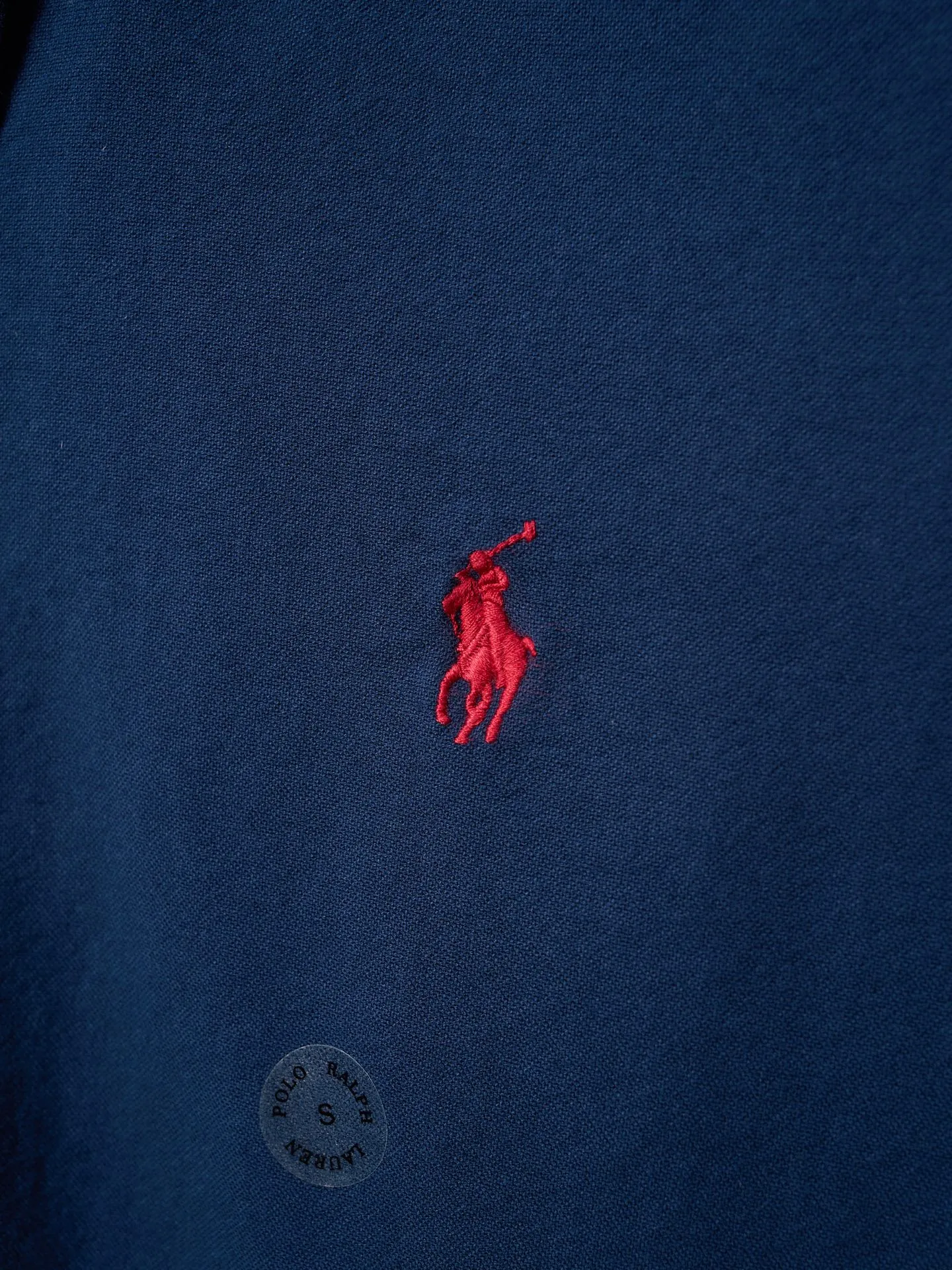 P340 Actual hanging auction】Ralph Lauren/Ralph Lauren couples must-have solid color pony embroidered cotton long-sleeved shirt [Ready stock] XS S M L XL